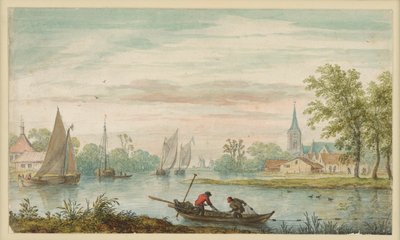 Paysage fluvial - Allart van Everdingen