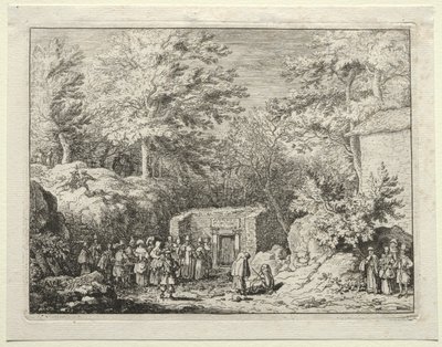 Quatre sources à Spa : La quatrième source, La source de Sauvenière - Allart van Everdingen