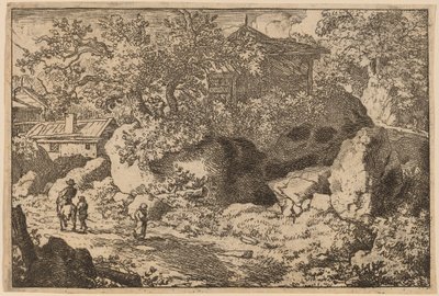 Paysanne à cheval, probablement vers 1645-1656 - Allart van Everdingen