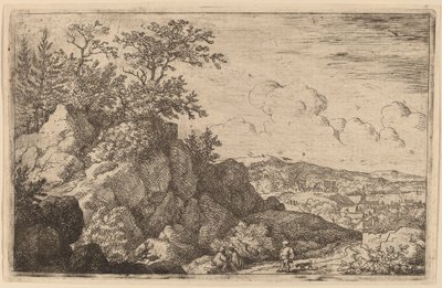 Paysans avec son chien, probablement vers 1645-1656 - Allart van Everdingen