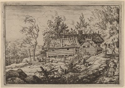Pèlerin avec un chien - Allart van Everdingen