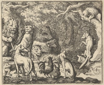 Renard demande la confession, 1650-75 - Allart van Everdingen
