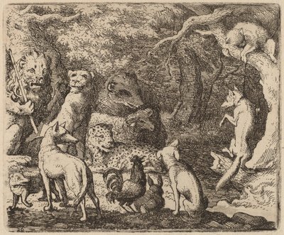 Renard demande la permission de parler - Allart van Everdingen