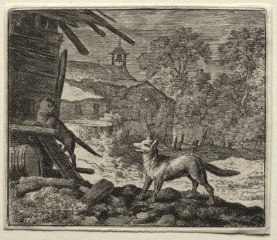 Renart le goupil : Renart trompe le chat - Allart van Everdingen
