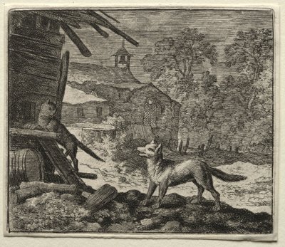 Renard le goupil : Renard trompe le chat - Allart van Everdingen