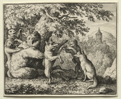 Reynard le Renard: Reynard Équipé pour son Pèlerinage - Allart van Everdingen