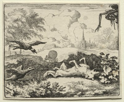 Renard le Renard : Renard feint la mort - Allart van Everdingen