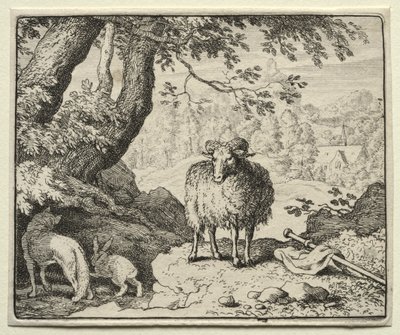 Renart le goupil : Renart rentre chez lui - Allart van Everdingen