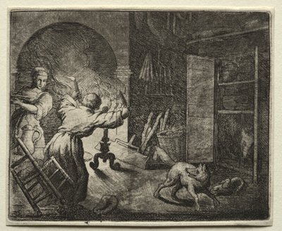 Reynard le Renard : Reynard vole un chapon - Allart van Everdingen