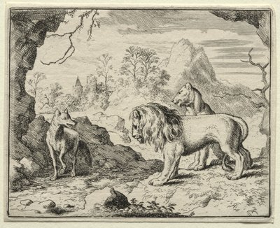 Renard le Goupil : Renard parle du trésor caché - Allart van Everdingen