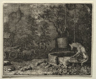Renard le Goupil : Renard trompe la femme du loup - Allart van Everdingen