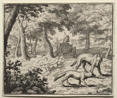 Renart le goupil : La défense du blaireau pour Renart - Allart van Everdingen