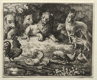 Reynard le Renard : La plainte du coq - Allart van Everdingen