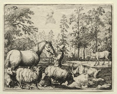 Reynard le Renard : Le cheval jaloux - Allart van Everdingen
