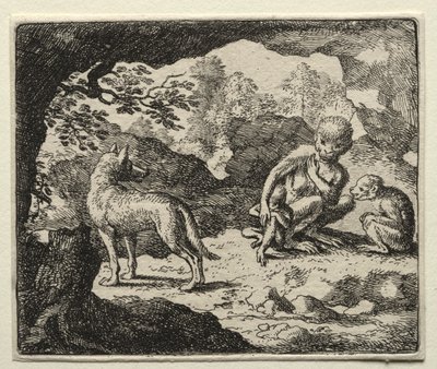 Renard le Goupil : Le Loup dans la Tanière du Singe - Allart van Everdingen