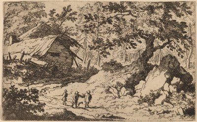 Cottage en ruine, probablement c. 1645-1656 - Allart van Everdingen