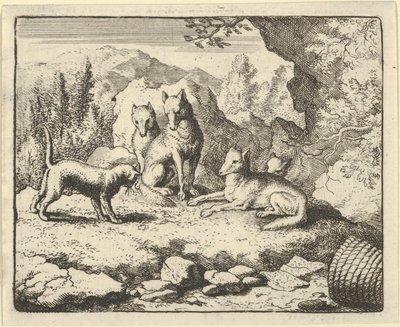Le chat appelle Renard à comparaître devant le tribunal, 1650-75 - Allart van Everdingen