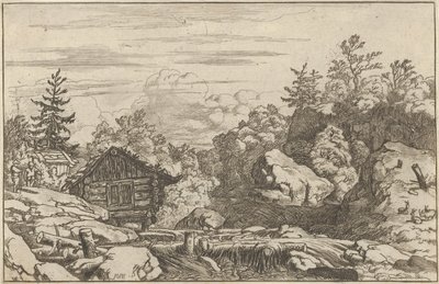 Les cottages à la banque, XVIIe siècle - Allart van Everdingen