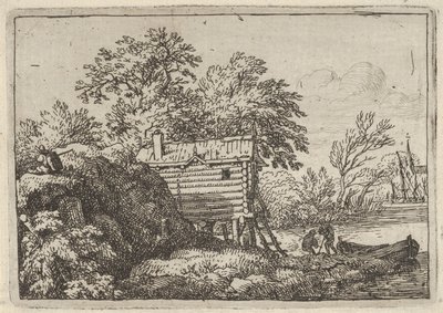 La Cabane du pêcheur, 17ème siècle - Allart van Everdingen
