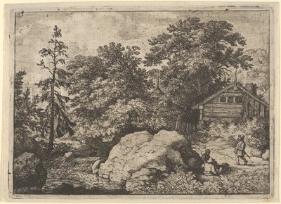 La colline, 17ème siècle - Allart van Everdingen