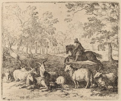 Le cheval forcé de poursuivre le cerf - Allart van Everdingen