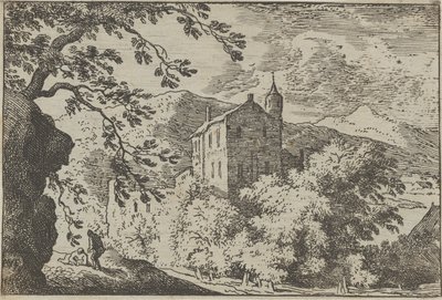 La grande maison avec la tourelle, 17ème siècle - Allart van Everdingen