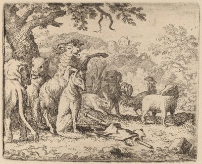 Le bélier bénit Reynard - Allart van Everdingen