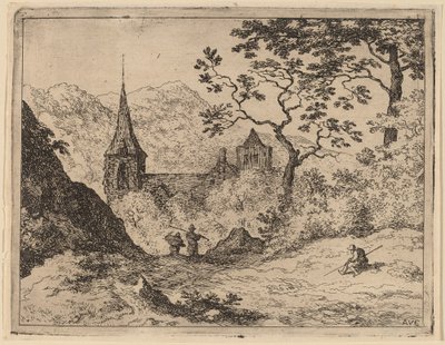 Le clocher - Allart van Everdingen
