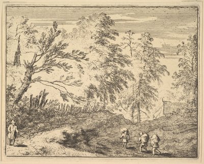 Les trois porteurs - Allart van Everdingen