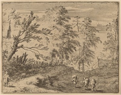 Trois porteurs - Allart van Everdingen