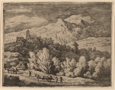 Deux chariots - Allart van Everdingen