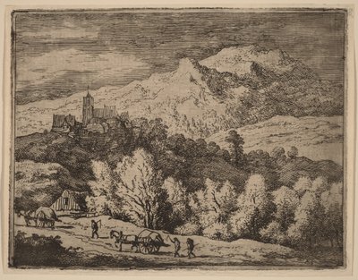 Deux charrettes - Allart van Everdingen