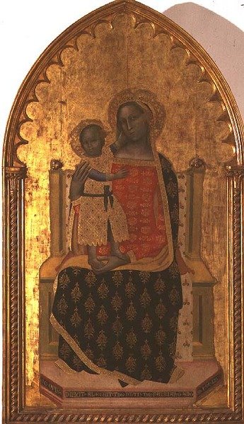 Madone et Enfant en majesté - Allegretto Nuzi