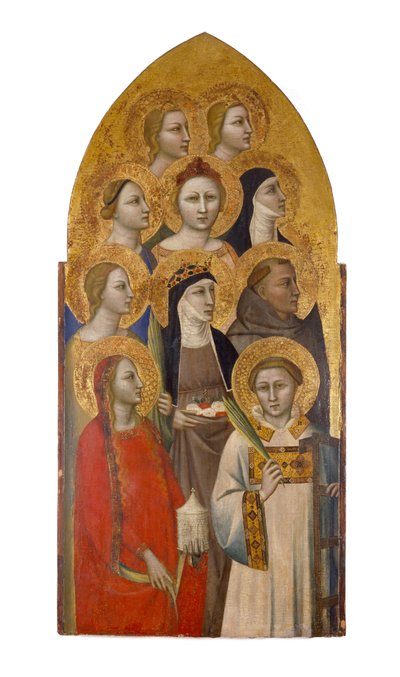 Saints et Anges, c.1370 - Allegretto Nuzi