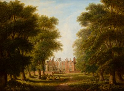 Vue du château de Bromwich Hall - Allen Edward Everitt
