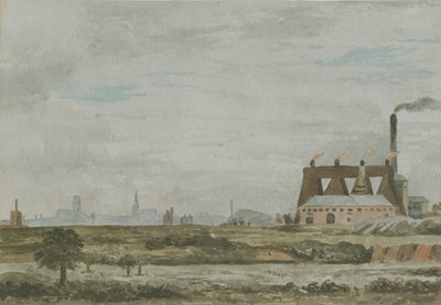 Wolverhampton - Vue du sud : peinture à l