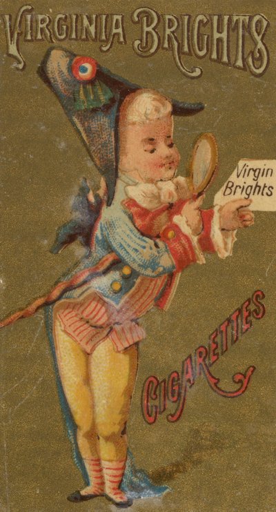 De la série Girls and Children N64 promouvant les cigarettes Virginia Brights pour Allen &... - Allen and Ginter