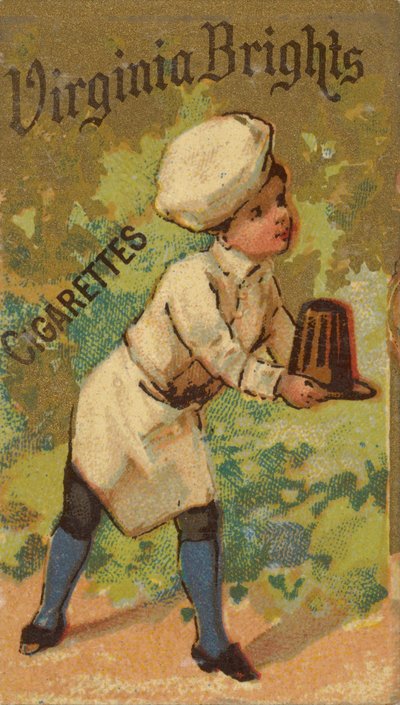 De la série Filles et Enfants N64 promouvant les cigarettes Virginia Brights pour Allen &..., 1886 - Allen and Ginter