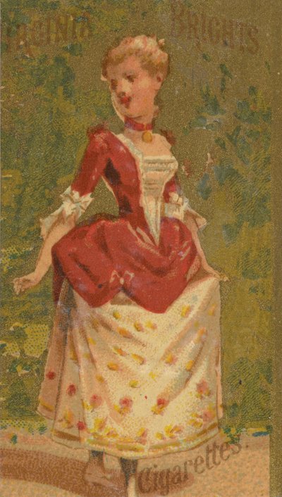 De la série Filles et Enfants N64 promouvant les Cigarettes Virginia Brights pour Allen &..., 1886 - Allen and Ginter