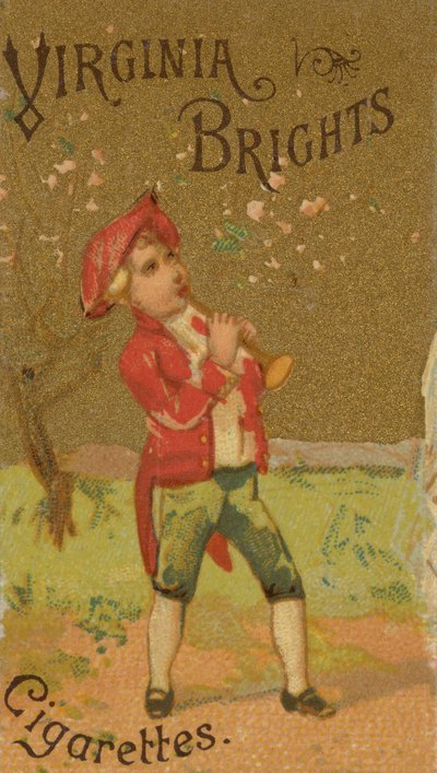 De la série Filles et Enfants N64 promouvant les cigarettes Virginia Brights pour Allen &..., 1886 - Allen and Ginter