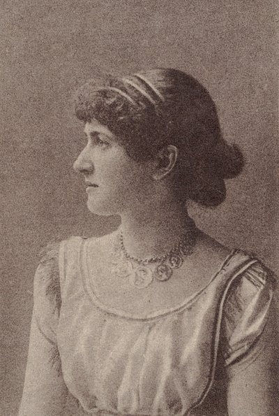 Kitty Welch, de la série Actrices N67 promouvant les cigarettes Virginia Brights - Allen and Ginter