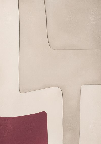 Formes abstraites aux accents terreux - Alma