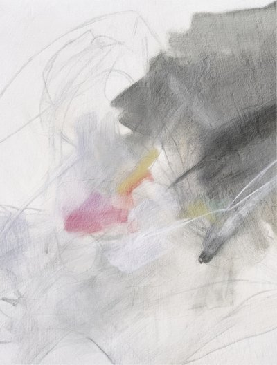 Gris-rose abstrait et expressif - Alma