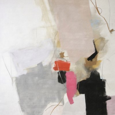 Abstrait gris rosé moderne - Alma