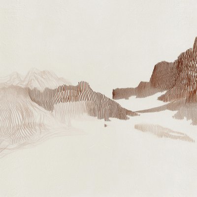 Lignes de montagnes sereines - Alma