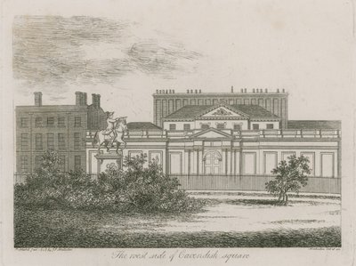 Le côté ouest de Cavendish Square, Londres - Alois Schonn