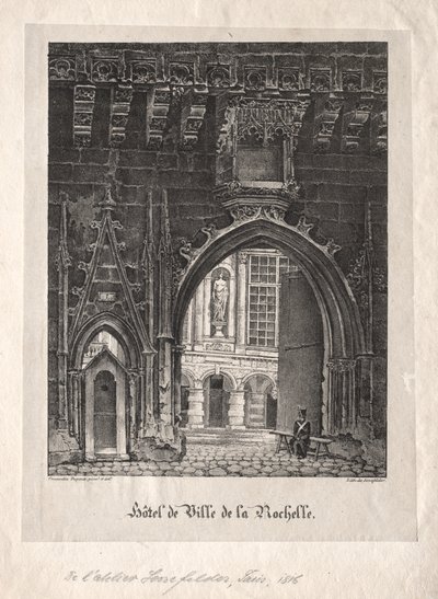 Hôtel de Ville de La Rochelle, France - Alois Senefelder