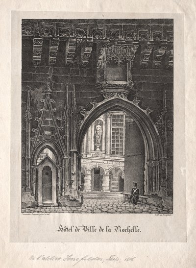 Hôtel de Ville de La Rochelle, France - Alois Senefelder
