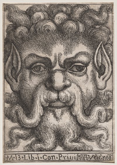 Masques grotesques : Masque 13, Livre I - Aloisio Giovannoli