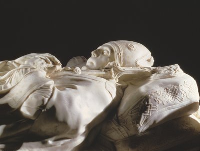 Tombeau du cardinal Tavera (détail) de la tête - Alonso Berruguete